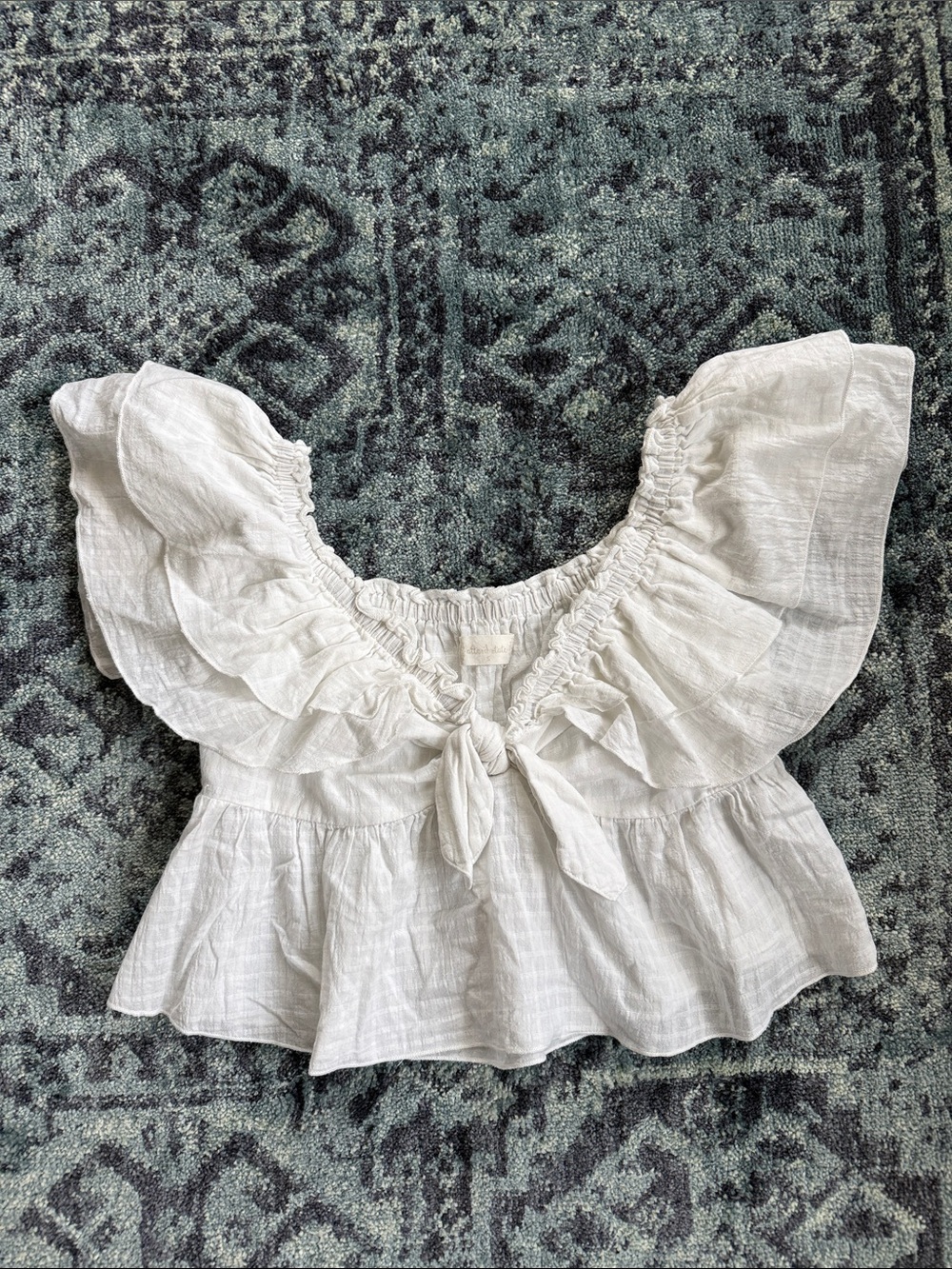 Altar’d State ruffled white top